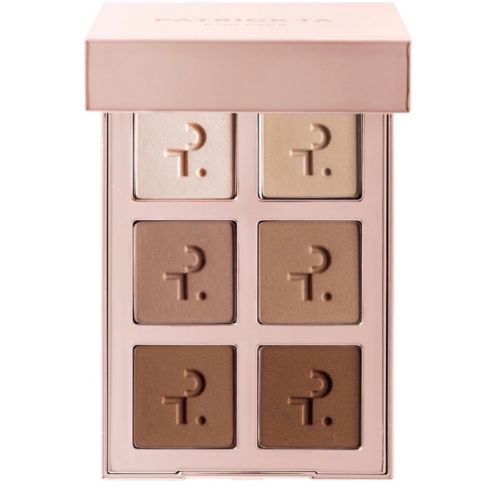 Patrick Ta BUNDLE Major Dimensions Eyeshadow Palette in Light & Eyeshadow Brush